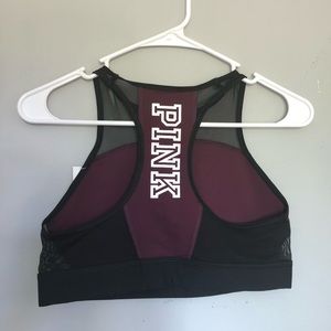 🆕NWT PINK mesh red sports bra